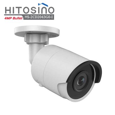 China Waterproof / Waterproof Hitosino OEM Vision Out Bullet HS-2CD2043G0-I With SD Card Slot Wide Angle Face Detection Recognition IP Facial Camera for sale