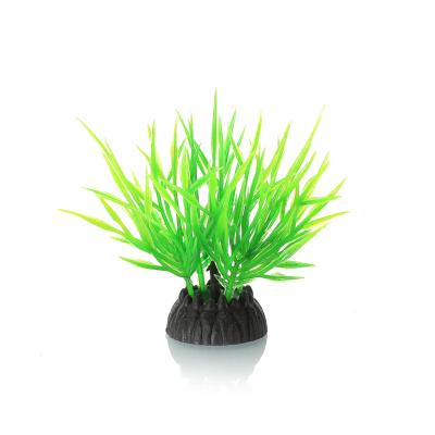 China Viable Aquarium Accessories Mini Water Grass Soft Artificial Plants Plastic Aquarium Landscape Decorations for sale