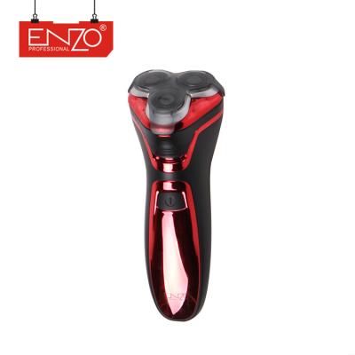 China ENZO Professional OEM 3 Heads Triple Blade USB Rechargeable Electric Men's Beard Shaver Portable Washable Floating Individually Floating Cordless Shaver for sale