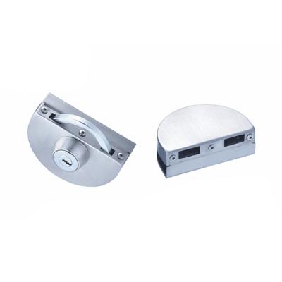 China Low Noize mirror stainless steel door lock hot sale spherical frameless glass doors lock high performance for sale