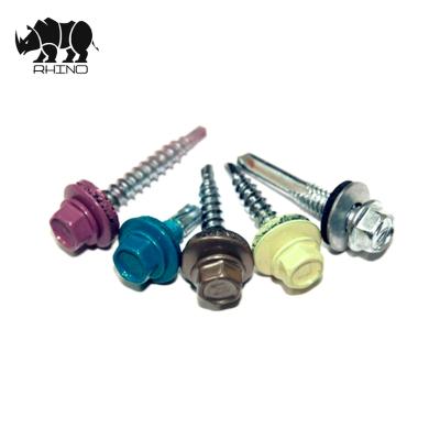 China C1022 DIN7504K Self Drilling Roofing Screw Painted for sale