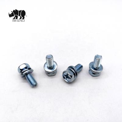 China DIN933 Standard Carbon Steel Galvanized Bolt M8x30 And Washer Supply High Quality Steel for sale