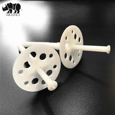 China Finger Flat Plastic Binding For Heat Insulation With Round Umbrella Caps for sale