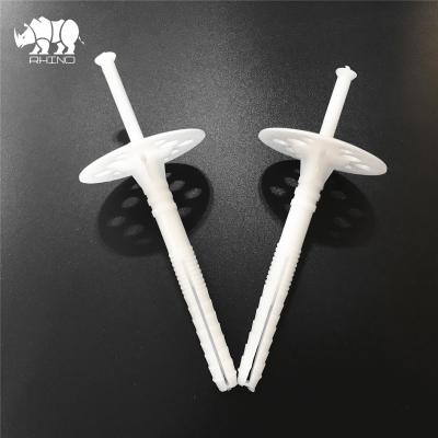 China Flat Plastic Finger Nail Corrugated Umbrella Roofing Nails for sale