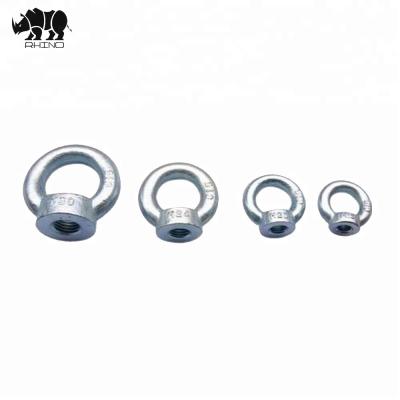 China Heavy Industry Supply Carbon Steel Galvanized Stainless Steel DIN582 Eye Standard Eye Lifting Nut for sale