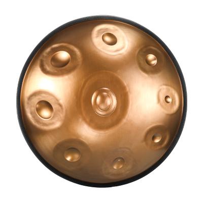 China Copper-bearing steel B-9 jingle-- Steel tongue drum hand pan handpan made at Hyun Golden professional musical instruments factory for sale