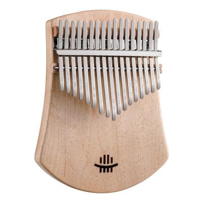 China Maple b 17 Key - Musical Instrument Thumb Piano Drum Kalimba Crater-Maple-Professional Percussion Kalimba for sale