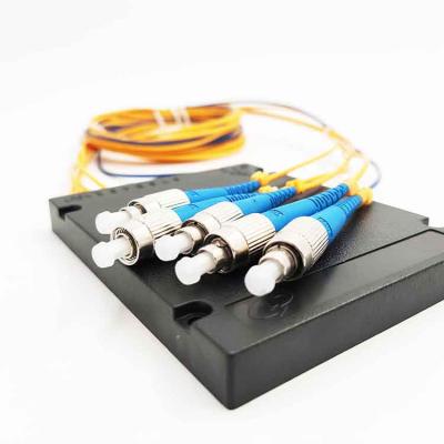 China Telecom Network ABS PLC Splitter 1x4 1x8 1x16 1x32 1x64 Box Shaped Fiber Optic Splitter for sale