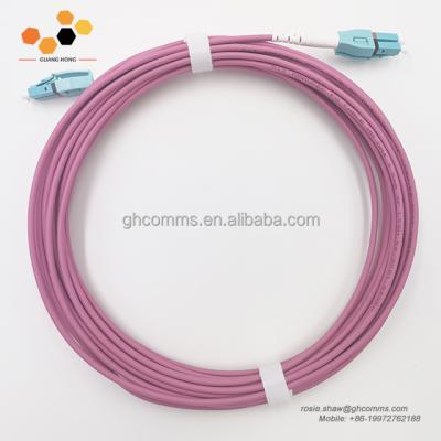 China FTTH Duplex LSZH SC Fiber Optic Armored Patch Cord for sale