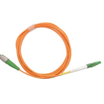 China Simplex FTTH G652D LSZH LC APC Patch Fiber Optic Cable for sale