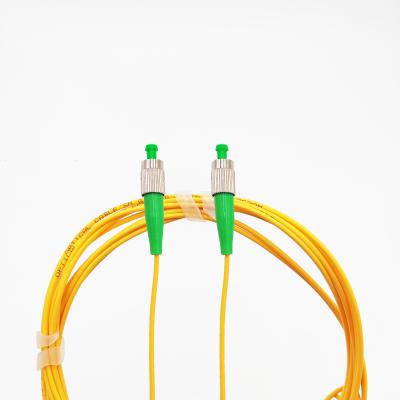 China FTTX Systems G657A 2.0mm FC Fiber Optic Patch Cord With APC Connector for sale