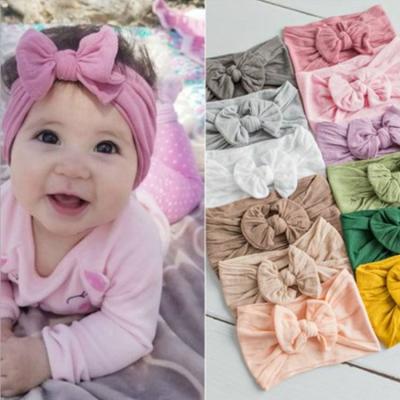 China Baby Cloth Baby Hair Accessories Princess Headband Eco-friendly Super Soft Soft Bow Headband Jewelry for sale