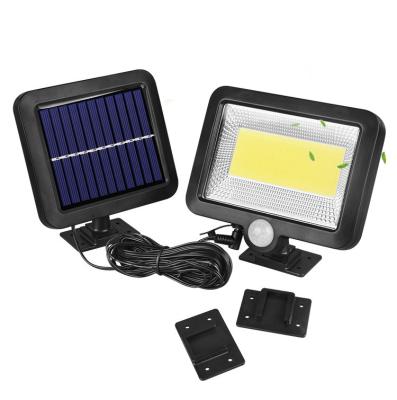 China Outdoor Wireless Waterproof Garden Sensor COB 100 LED Smart Solar Garden Light for sale