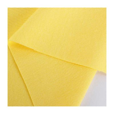 China Spandex 7.8% 92.2%Rayon Rib Knit Fabric Breathable Thick Solid Anti Pill Color 1*1 for sale