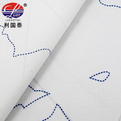 China Anti-bacteria 48.5 men's 3 polyester spandex bamboo printed fabric for shirt woven fabric for sale