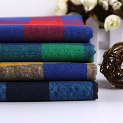 China Manufacturers Tear-Resistant 100% Cotton Brushed Twill High Density Yarn Dyed Fabrics For Plaid Shirt for sale