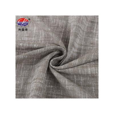 China 10S 55Linen 45Viscose Custom Gauze Light Feeling Anti-UV Soft Fabric For Clothing for sale