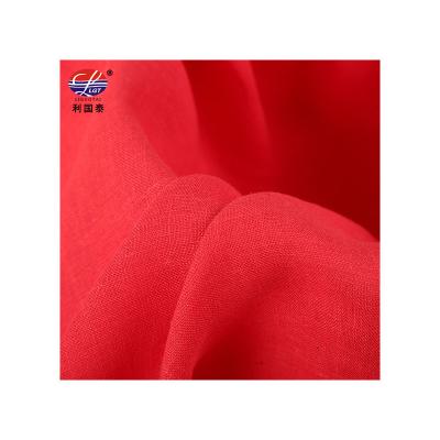 China 14S 100%linen Breathable Customizable Colors Gauze Fabric For Clothing for sale