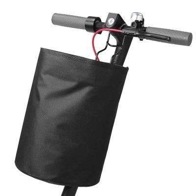 China Storage Basket Front Hanging Storage Bag Solid Color Handlebar Bag Basket For Scooter/Bicycle/Bicycle for sale