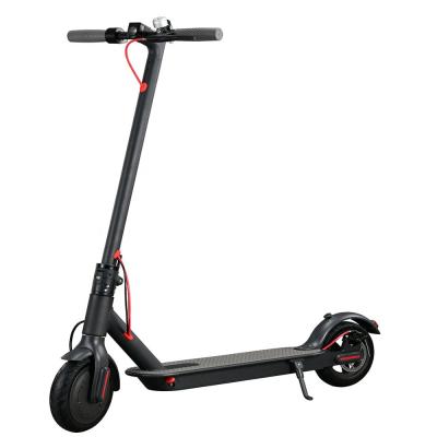 China 2020 factory direct sale high quality cheap electric scooter 350w foldable with adult APP 8.5 inch (FRONT AND REAR) for sale