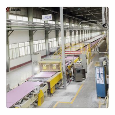 China Building Material Shops China Factory Big Gypsum Board Production Line Making Machine Manufacturer / Gypsum Board Making Machine for sale