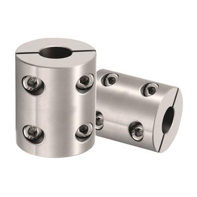 China ISO9001 Extension Silver Rigid Clamp Coupling 16mm To 50mm Aluminum Alloy for sale