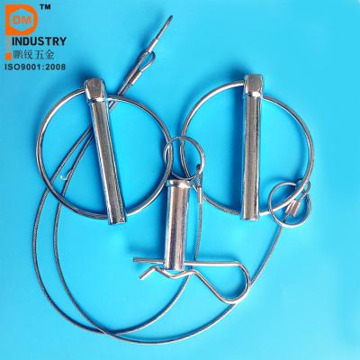 China China 6*60 Stainless Steel D Type Wire Snap Double Pin for sale