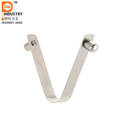 China High Quality V Shape Push Button Spring Snap Clip Locking Tube Pin for sale