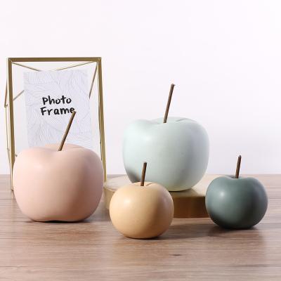 China Modern Nordic Ceramic Ornaments For Birthday Decoration Living Room TV Modern Minimalist Cabinet Soft Home Decor for sale