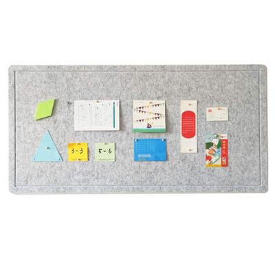 China Customized Message Board Felt Bulletin Boards Fabric Pin Board Photo Wall Message Board for sale