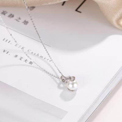 China New Fashion 925 Sterling Silver Gold Plated TRENDY Leaf Bead Charm Pendant Necklace Jewelry For Women for sale