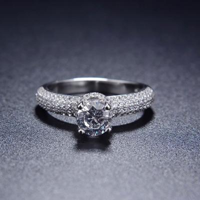 China FASHIONABLE 925 Sterling Silver 925 CZ Silver Ring With Best Services for sale