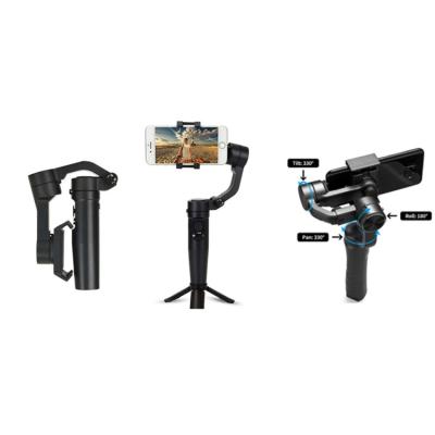 China Tripod Selfie Stick New Product 3 Axis Foldable Gimbal Handheld Stabilizer for Cameras and Mobile Phone App Supported Face Tracking for sale