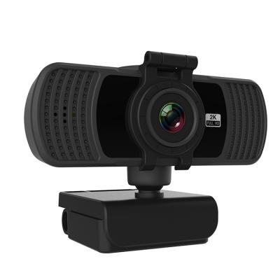 China Real 1080P 720P Webcam Microphone Webcam 2K USB Built-in Black 2K Webam For Stream 78*50*57mm for sale