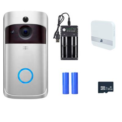 China Homes 2019 Hot Sale WiFi 720P Home Security Video Rechargeable Ring Doorbell With Chime Smart Batteries for sale