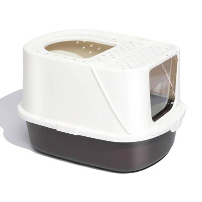 China Large Top Entry Viable Cat Litter Box Cat Litter Box Also Front Entry With The Scoop for sale