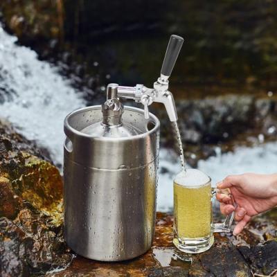 China Mini Beer Keg Stainless Steel Beer Dispenser for sale