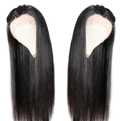 China New Arrival Hot Selling Virgin Lace Silky Straight Wave Cuticle Aligned Hair Pre Plucked Wig for sale