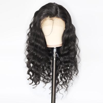 China Wholesale Raw Virgin Body Wave Cuticle Aligned Hd 13x4 Lace Frontal Wig Hair Loose Deep Wave For Black Women for sale