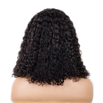 China 100% Virgin Brazilian Human Front Rejection Seller Not Selling 100% Natural Virgin Water Wave Lace Front Wigs Wholesale For Black Women for sale