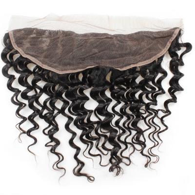 China Wholesale Loose Deep Virgin Human Hair Full Lace Front Wigs Natural Color Preplucked Color Hair 13x4 Lace Closure Water Wave Hairpiece for sale