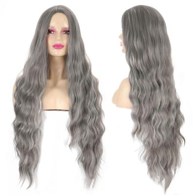 China No shedding& Tangle Wigs Wholesale Hot Sale Fashion Silvery Gray Ombre High Quality Human Hair Wigs Have Natural Hairline For White Women for sale