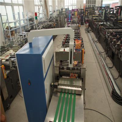 China Packaging Industry Rack Pouch Eight Side Seal Bag Making Machine for sale