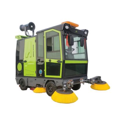 China Hotels Sell High Quality Fuel Mechanical Electric Road Sweeper Truck Road Sweeper Road Sweeper Floor Cleaning Car for sale