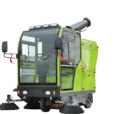 China Fuel Mechanical Electric Road Sweeper Truck Hotels Factory Price Floor Sweeper Floor Sweeper Road Cleaning Car for sale