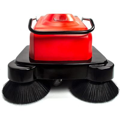 China Building Material Shops Road Sweeper Hand Push Floor Sweeper Battery Powered Sweeper for sale