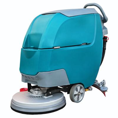 China TANJIE-T3 Hotels Battery Self Propelled Floor Machine Hotel Garage Marble Floor Cleaning Scrubber with Custom Color and LOGO for sale