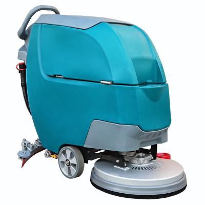 China Hotels Tanjie OEM ODM 530mm Timber Terrazzo Cleaning Industrial Ceramic Tile Floor Washing Machine Scrubber for sale