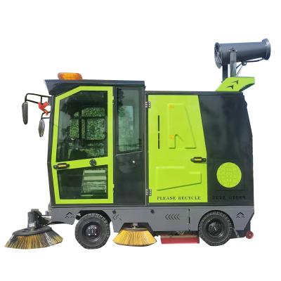 China 20000-35000m2/h TANJIE S6 Four Wheel Fully Enclosed Multifunctional Electric Vehicle Sweeper Parking Lot Sweepers Floor Road Cleaning for sale