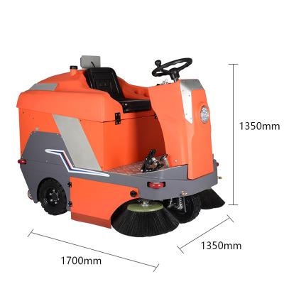 China Factory TANJIE TS3 Factory Price Durable Powered Automatic Sweeper Rotary Cleaning Brush Sweeper for sale